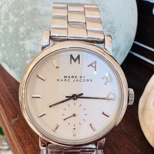Marc by Marc Jacobs Metallic Silver Watch